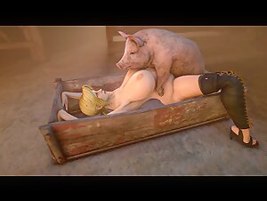 Pig farm sex