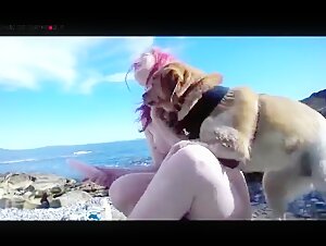 dog wants her hard (no fuck neither lick)