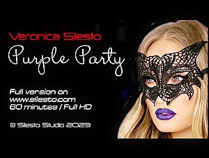 NEW!!! Veronica Silesto Purple Party - the best dog porn