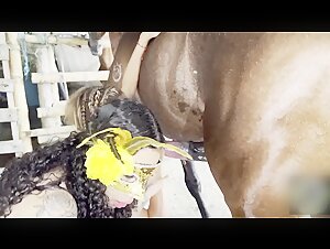 horse fuck and cum 2 girls (full video link below)